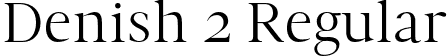 Denish 2 Regular font - Denish-Medium.otf