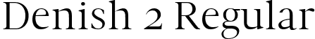 Denish 2 Regular font - Denish-Medium.ttf