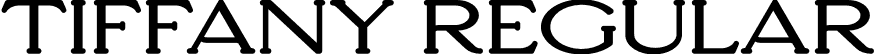 Tiffany Regular font - Tiffany.otf