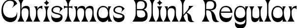 Christmas Blink Regular font -  Christmas Blink.otf