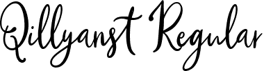 Qillyanst Regular font - Qillyanst.ttf