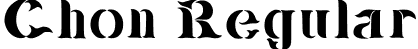 Chon Regular font - chon.ttf