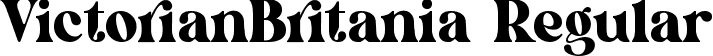 VictorianBritania Regular font - victorianbritania.ttf