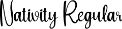 Nativity Regular font - Nativity.otf