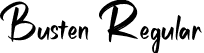 Busten Regular font - Busten-Regular.otf