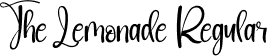 The Lemonade Regular font - The-Lemonade.otf