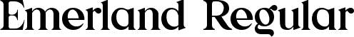 Emerland Regular font - emerland.ttf