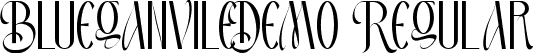 Blueganvile Demo Regular font - BlueganvileDemoRegular.ttf