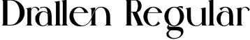 Drallen Regular font - Drallen.otf