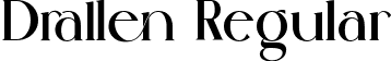 Drallen Regular font - Drallen.ttf