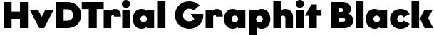 HvDTrial Graphit Black font - HvDTrial_Graphit-Black.otf