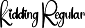 Kidding Regular font - Kidding.otf