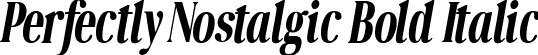 Perfectly Nostalgic Bold Italic font - perfectly_nostalgic_bold_italic.ttf