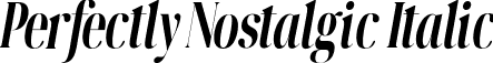 Perfectly Nostalgic Italic font - perfectly_nostalgic_italic.ttf