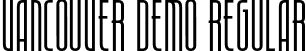 Vancouver Demo Regular font - vancouverdemo-bwemw.otf