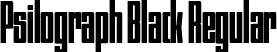 Psilograph Black Regular font - Psilograph-Black.ttf