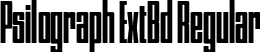 Psilograph ExtBd Regular font - Psilograph-ExtraBold.ttf