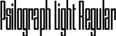 Psilograph Light Regular font - Psilograph-Light.ttf