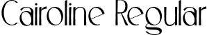 Cairoline Regular font - cairolineregular-7bdnp.ttf