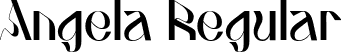 Angela Regular font - angela-alao6.ttf