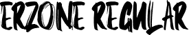 Erzone Regular font - Erzone.otf