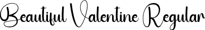 Beautiful Valentine Regular font - Beautiful-Valentine.otf