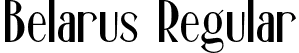 Belarus Regular font - belarus-regular.otf