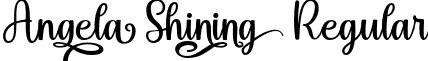 Angela Shining Regular font - Angela-Shining.otf