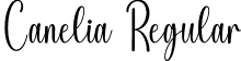 Canelia Regular font - canelia.otf