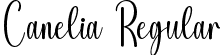 Canelia Regular font - canelia.ttf