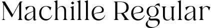 Machille Regular font - machille.otf