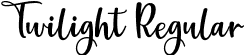 Twilight Regular font - Twilight.otf