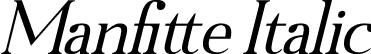 Manfitte Italic font - Manfitte-Italic.otf