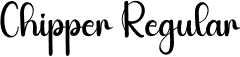 Chipper Regular font - Chipper.otf