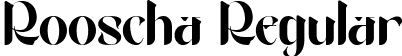 Rooscha Regular font - rooscha-jrldn.ttf