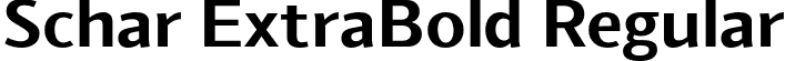 Schar ExtraBold Regular font - Schar-ExtraBold.otf