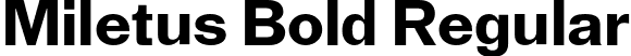 Miletus Bold Regular font - MiletusGroteskTrial-Bold.otf