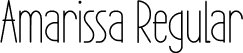 Amarissa Regular font - Amarissa.otf