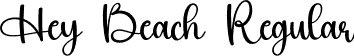 Hey Beach Regular font - Hey-Beach.otf