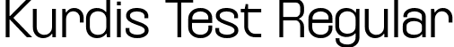 Kurdis Test Regular font - KurdisVariableFamilyTest-Regular.otf