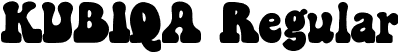 KUBIQA Regular font - KUBIQA.ttf