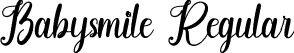 Babysmile Regular font - Babysmile.otf