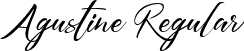 Agustine Regular font - Agustine.ttf