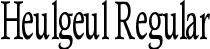 Heulgeul Regular font - Heulgeul-Regular.ttf