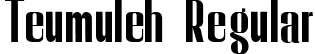 Teumuleh Regular font - Teumuleh.ttf