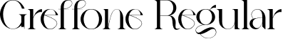 Greffone Regular font - greffone.ttf