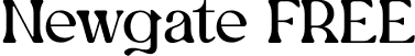 Newgate FREE font - newgate-free.otf