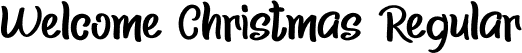 Welcome Christmas Regular font - Welcome-Christmas.otf