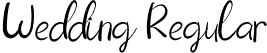 Wedding Regular font - Wedding.otf