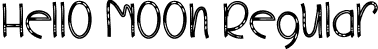 Hello Moon Regular font - Hello-Moon.otf